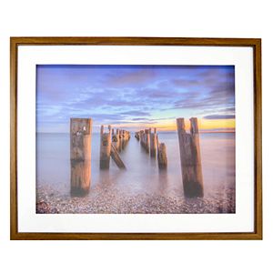 New View Sunset Shore Framed Wall Art