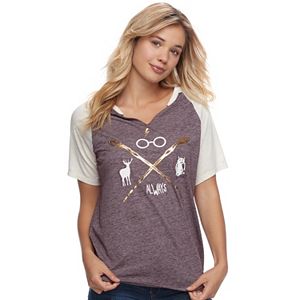 Juniors' Harry Potter Graphic Symbols Tee