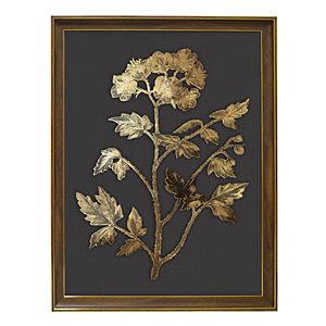 New View Metallic Botanical Framed Wall Art