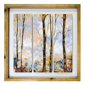 New View Birch Trees Framed Wall Art