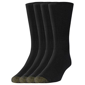 Men's GOLDTOE 3-pack + 1 Bonus Crew Socks