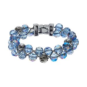 Napier Woven Multi Row Beaded Bracelet