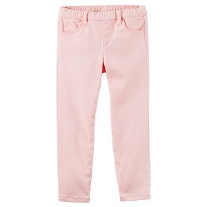 Girls 4-8 Carter's Solid Pull-On Pants