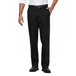 Big & Tall Haggar® Premium No-Iron Stretch Classic-Fit Flat-Front Khaki Pants