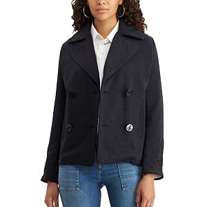 Women's Chaps French Terry Double-Breasted Jacket