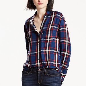 Women's Levi's® Plaid Boyfriend Shirt