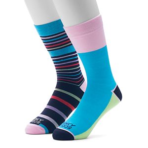 Men's Funky Socks 2-pack Crew Socks