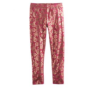 Disney's Minnie Mouse Girls 4-7 Foil Leggings by Jumping Beans®