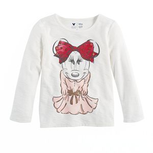 Disney's Minnie Mouse Toddler Girls Minnie Graphic Long Sleeve Tee by Jumping Beans®