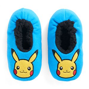 Boys 4-20 Pokemon Pikachu Slippers