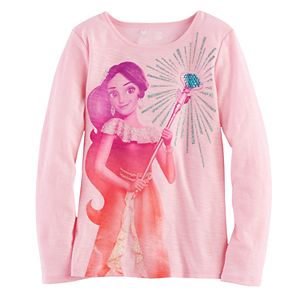Disney's Elena of Avalor Girls 4-7 Glitter & Rhinestone Scepter Graphic Tee by Jumping Beans®
