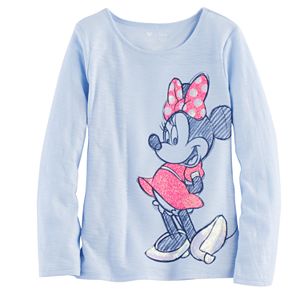 Disney's Minnie Mouse Toddler Girl Glitter & Sequin Graphic Tee by Jumping Beans®