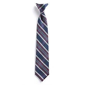 Boys 4-20 Chaps Tartan Plaid Clip-On Tie