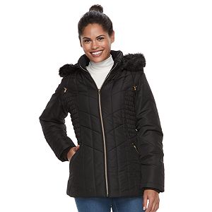 Women's d.e.t.a.i.l.s Hooded Quilted Jacket