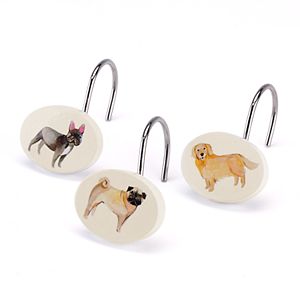 Avanti Dogs On Parade Shower Curtain Hooks