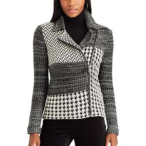 Petite Chaps Asymmetrical Moto Jacket