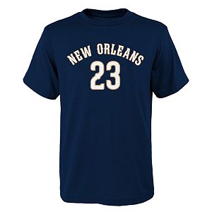 Boys 8-20 New Orleans Pelicans Anthony Davis Player Name & Number Replica Tee