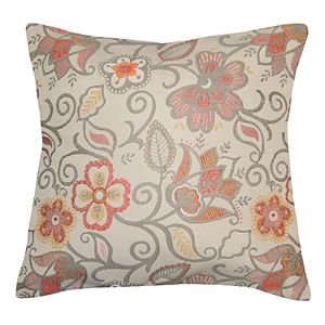 Spencer Home Decor Jasmine Floral Metallic Throw Pillow