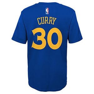 Boys 4-7 Golden State Warriors Stephen Curry Name and Number Tee