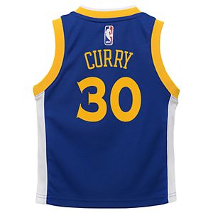 Boys 4-7 Golden State Warriors Road Stephen Curry Replica Jersey