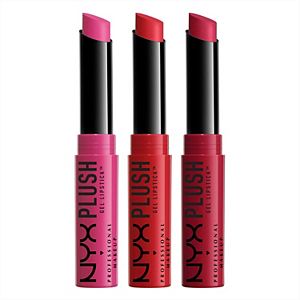 NYX Professional Makeup Plush Gel Lipstick Set 3