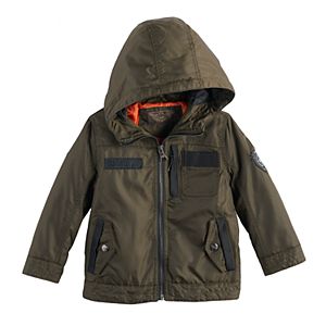 Toddler Boy Urban Republic Oxford Midweight Hooded Jacket