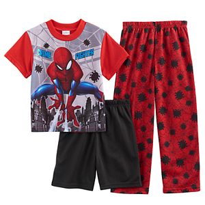 Boys 4-10 Spider-Man 3-Piece Pajama Set