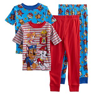 Boys 4-8 Paw Patrol 4-Piece Pajama Set!