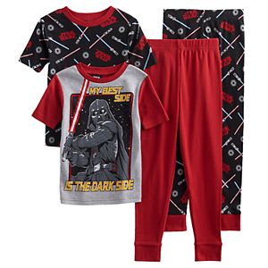 Boys 6-12 Star Wars 4-Piece Pajama Set