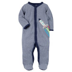 Baby Boy Carter's Rocket Striped Sleep & Play