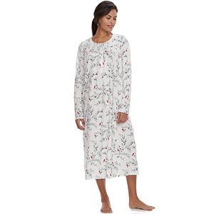 Women's Croft & Barrow® Pajamas: Pintuck Long Sleeve Nightgown