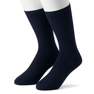 Men's Dr. Scholl's 2-pack Dress Rib Crew Socks