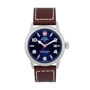 Swiss Military by Charmex(CX) Men's Leather Watch - 78335-8-C