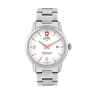 Swiss Military by Charmex(CX) Men's Officer Stainless Steel Watch - 78346-4-G
