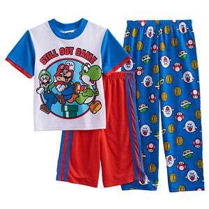 Boys 6-12 Super Mario Bros. 3-Piece Pajama