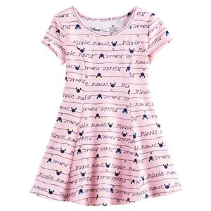 Disney's Minnie Mouse Toddler Girl Curved Seam Skater Dress by Jumping Beans®