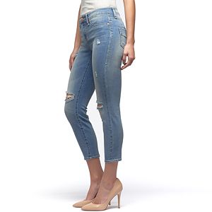 Women's Rock & Republic® Kashmiere Ripped Crop Skinny Jeans