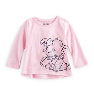 Disney's Dumbo Baby Girl Glitter Graphic Tee by Jumping Beans®