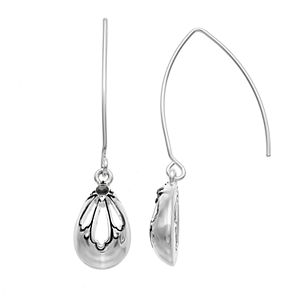Napier Teardrop Threader Earrings