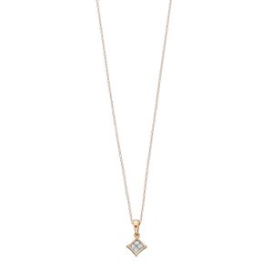 10k Gold 1/10 Carat T.W. Diamond Pendant