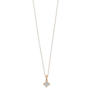 10k Gold 1/10 Carat T.W. Diamond Pendant