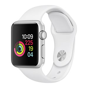 Apple Watch Series 1 (38mm White Aluminum Case with White Sport Band)
