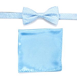 Men's Apt. 9® Geometric Pre-Tied Bow Tie & Pocket Square Set
