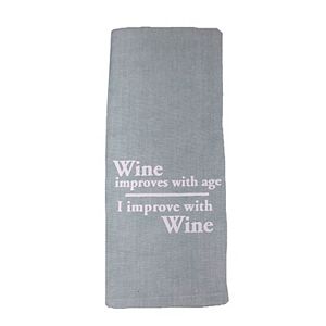 Vintage House by Park B. Smith Improve with Wine Kitchen Towel 2-pk.