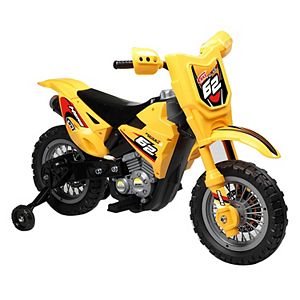 Blazin Wheels Yellow 6V Ride-On Dirt Bike