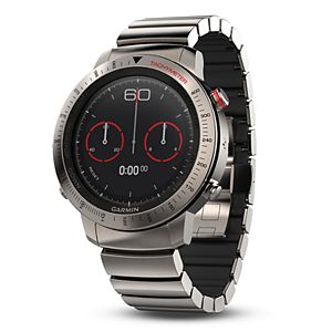 Garmin fenix Chronos GPS  Watch with Brushed Titanium Hybrid Watch Band
