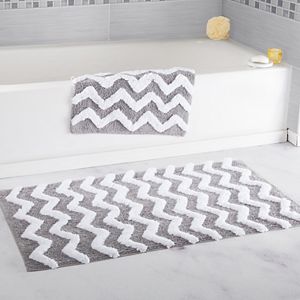Portsmouth Home 2-piece Chevron Bath Mat Set