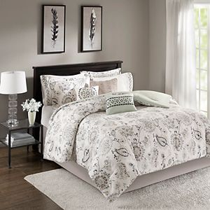 Madison Park Sharon Sateen Duvet Cover Set