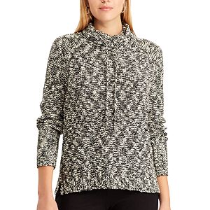 Women's Chaps Marled Funnel Neck Sweater