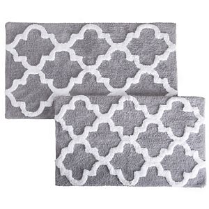 Portsmouth Home 2-piece Trellis Bath Mat Set
